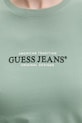 Guess Jeans t-shirt W4YI03.J1314 turkusowy