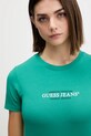 Μπλουζάκι Guess Jeans τιρκουάζ W4YI03.J1314