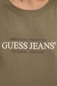 Guess Jeans tricou din bumbac W4YI08.K8HM0 verde