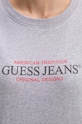 Βαμβακερό μπλουζάκι Guess Jeans W4YI08.K8HM0 γκρί