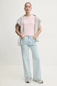 Guess Jeans t-shirt W4YI01.J1314 różowy AW25