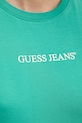 Kratka majica Guess Jeans W4YI01.J1314 turkizna
