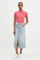Guess Jeans t-shirt W4YI01.J1314 różowy AW25