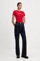 Guess Jeans tricou W4YI01.J1314 rosu AW25