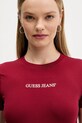 Футболка Guess Jeans бордо W4YI01.J1314