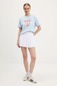 Guess Jeans t-shirt bawełniany W4YI73.K8HM0 niebieski AW25