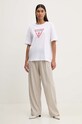 Хлопковая футболка Guess Jeans W4YI76.K8HM0 белый AW24