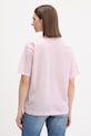 Odzież Guess Jeans t-shirt bawełniany W4YI76.K8HM0 różowy