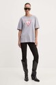 Guess Jeans t-shirt bawełniany W4YI76.K8HM0 szary AW24