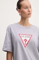 Guess Jeans t-shirt bawełniany szary W4YI76.K8HM0