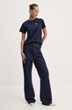 Guess Jeans t-shirt W4YI10.J1314 granatowy SS25