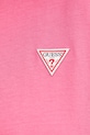 Bombažna kratka majica Guess Jeans W4YI05.K8HM0 roza