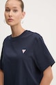 Βαμβακερό μπλουζάκι Guess Jeans σκούρο μπλε W4YI05.K8HM0