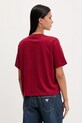 Guess Jeans t-shirt bawełniany W4YI05.K8HM0 bordowy NC25