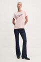 Guess Jeans t-shirt W4YI13.J1314 różowy AW24