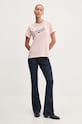 Guess Jeans t-shirt W4YI13.J1314 różowy AW24