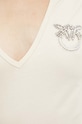 Pinko tricou din bumbac 100372.A24E bej