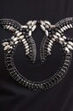 Pinko t-shirt bawełniany 100535.A24E czarny