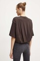 Ρούχα Βαμβακερό μπλουζάκι Pinko 104206.A251 καφέ