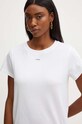 Pinko tricou din bumbac alb 100373.A228