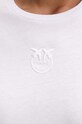 Bavlněné tričko Pinko 100355.A227 bílá