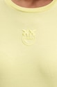 Хлопковая футболка Pinko жёлтый 100355.A227
