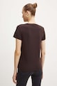 Odzież Pinko t-shirt bawełniany 100355.A227 brązowy