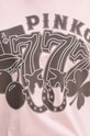 Pinko t-shirt bawełniany 101704.A240 różowy