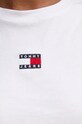 Bavlněný top Tommy Jeans DW0DW18422 bílá