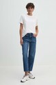 Бавовняна футболка Polo Ralph Lauren 211891561 білий AW24