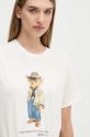 Polo Ralph Lauren t-shirt in cotone bianco 211941187