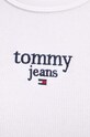 Tommy Jeans top DW0DW18408 alb