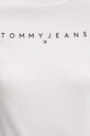 Tommy Jeans tricou din bumbac alb DW0DW18398