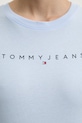 Tommy Jeans tricou din bumbac DW0DW18398 albastru