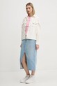 Хлопковая футболка Tommy Jeans DW0DW18398 розовый NC24