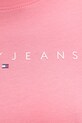 Tommy Jeans tričko dámské bavlněné DW0DW18398 růžová