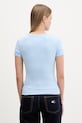 Oblečení Tommy Jeans tričko dámské bavlněné DW0DW18398 modrá