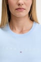 Tommy Jeans tričko dámské bavlněné DW0DW18398 modrá