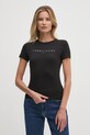 Tommy Jeans t-shirt bawełniany nadruk czarny DW0DW18398