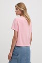 Odzież Tommy Jeans t-shirt bawełniany DW0DW18629 różowy