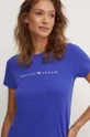 Бавовняна футболка лаунж Emporio Armani Underwear бавовна фіолетовий 164720.4F227
