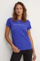 Одяг Бавовняна футболка лаунж Emporio Armani Underwear 164720.4F227 фіолетовий
