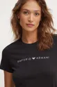 Бавовняна футболка лаунж Emporio Armani Underwear чорний 164720.4F227