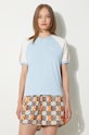 adidas Originals tricou din bumbac 80s Tee albastru JD5761