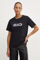 Liu Jo tricou print negru TF4020.JS923