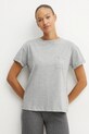 Liu Jo t-shirt bawełniany szary WF4284.J5904