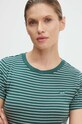 Levi's tricou din bumbac verde 000KK