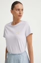 Levi's t-shirt bawełniany nadruk fioletowy 17369.2746