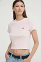 różowy Levi's t-shirt