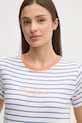 Pepe Jeans t-shirt bawełniany ELBA biały PL505876